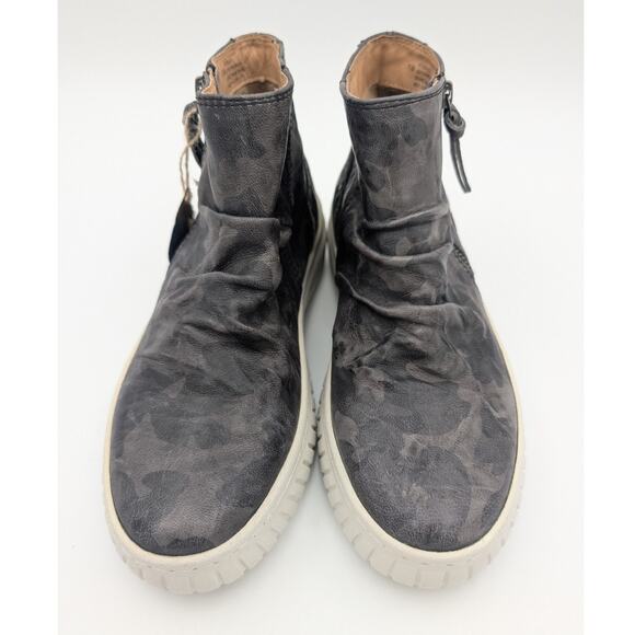 Sofft Portland Ankle Boots Leather Zip Up Women's Camo Gray Size US7.5M EU38 - Picture 9 of 12